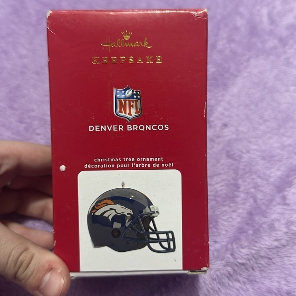 Denver Broncos 2020 Hallmark Keepsake Magic Sounds NFL Ornament